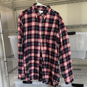 GAP Red and Blue Plaid Casual Shirt